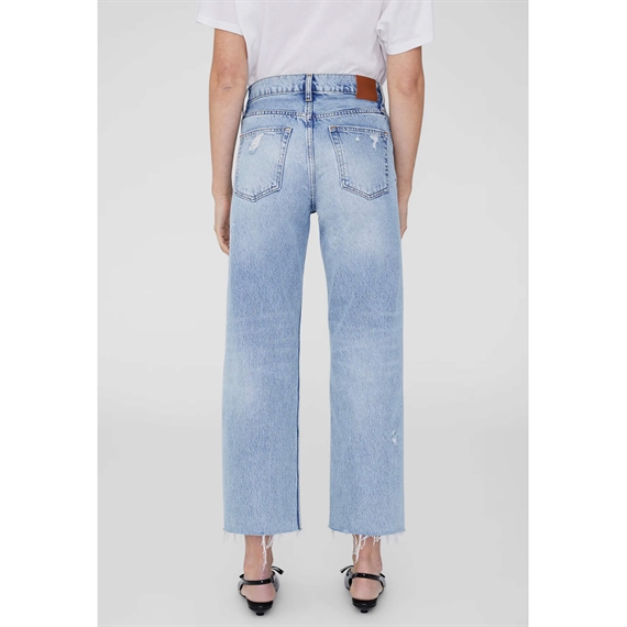 Anine Bing Gavin Jeans, Washed Blue